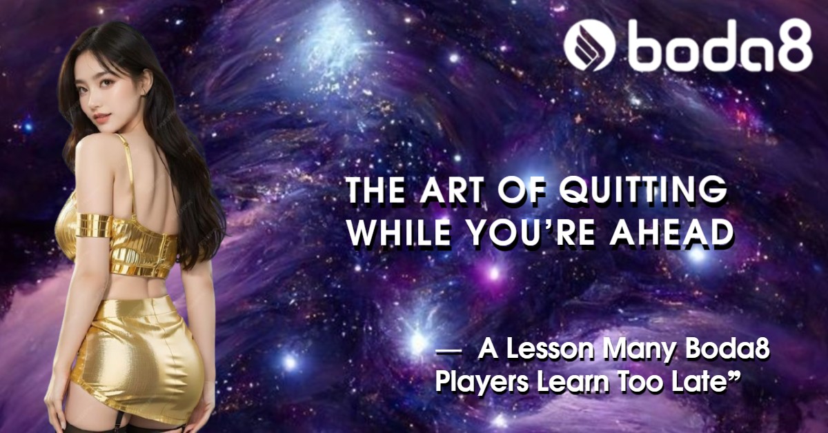The Art of Quitting While You’re Ahead — A Lesson Many Boda8 Players Learn Too Late