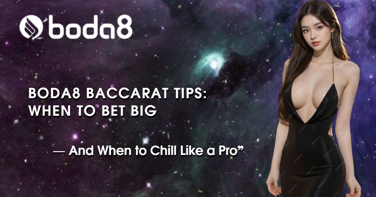 Boda8 Baccarat Tips: When to Bet Big and When to Chill Like a Pro