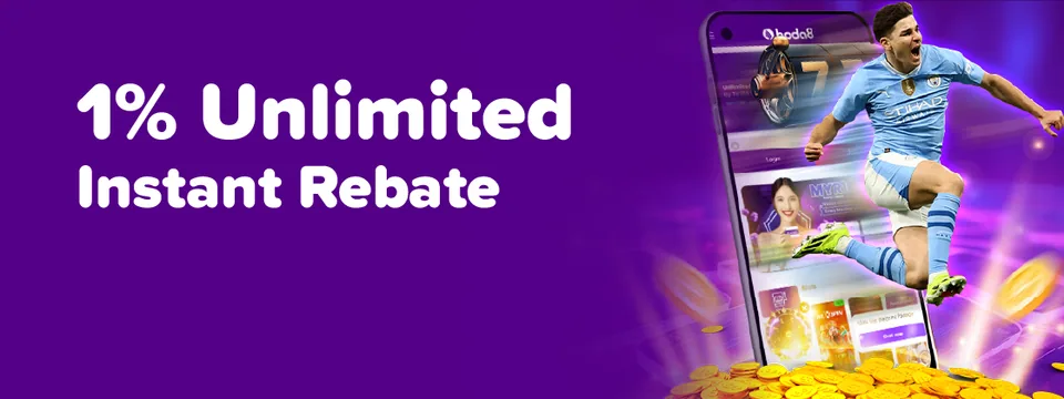 Boda8 1% Unlimited Instant Rebate Promotion